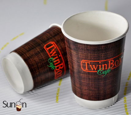 10 oz double wall paper cups